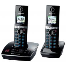 Panasonic KX-TG8062GB Duo schnurloses Festnetztelefon Schwarz