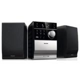 Philips MCM1120 Klassisches Kompaktanlage (CD, MP3-CD, USB, UKW, Kassette, 10 W) schwarz